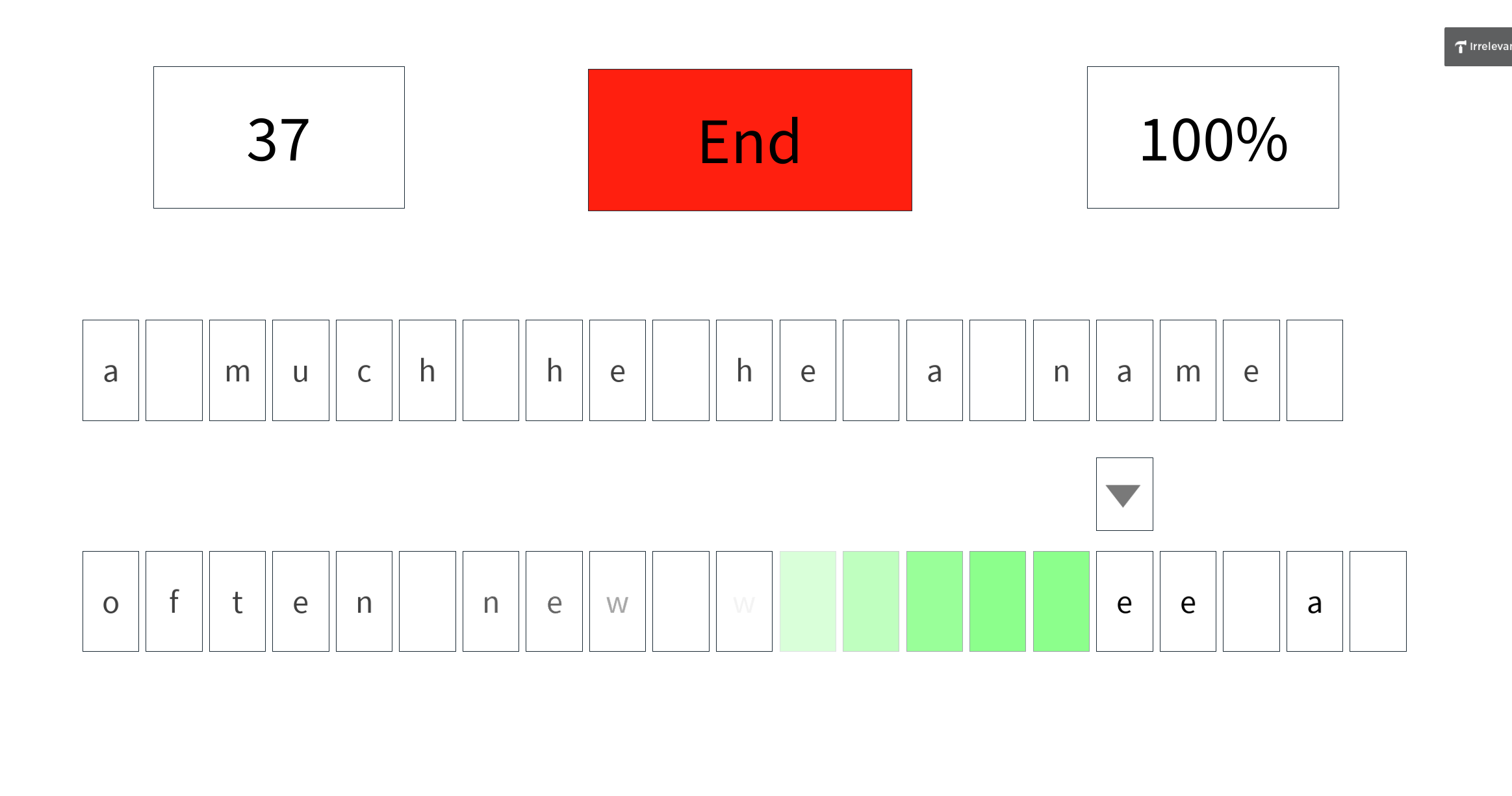 [Image of a typing program created on roblox]