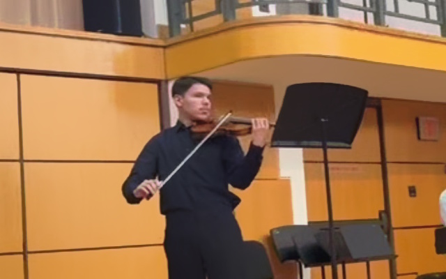 David Vytopil/irmonus Violin recital playing Seitz Student Concerto (Accompanied by Ms. Bobbie Kesler-Corleto)