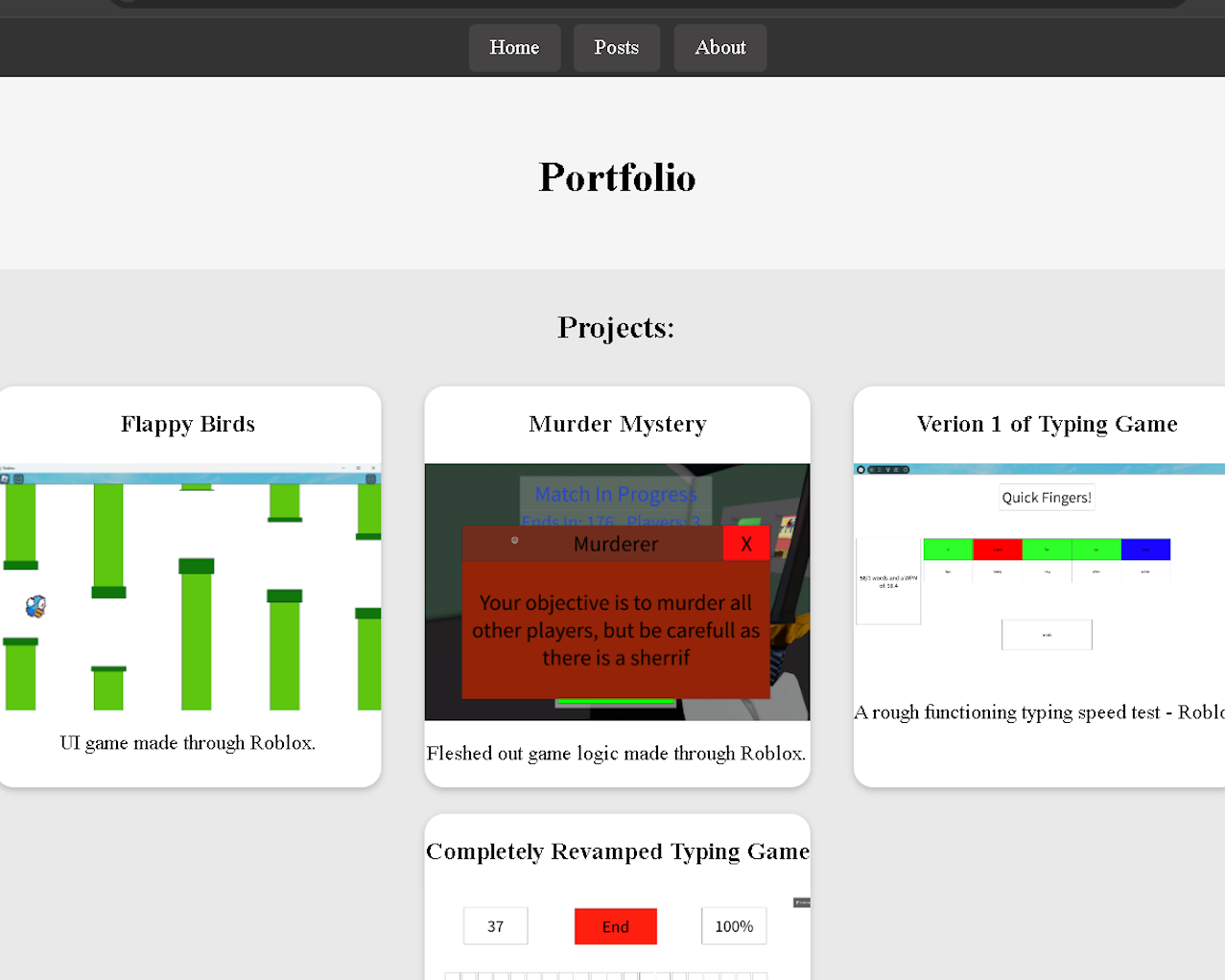 [Image of the current website]